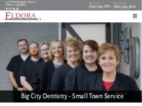Website Screenshot Eldora Family Dentistry & Orthodontics