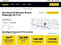 Website Screenshot Meineke Car Care Center
