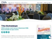 Website Screenshot The Bohemian