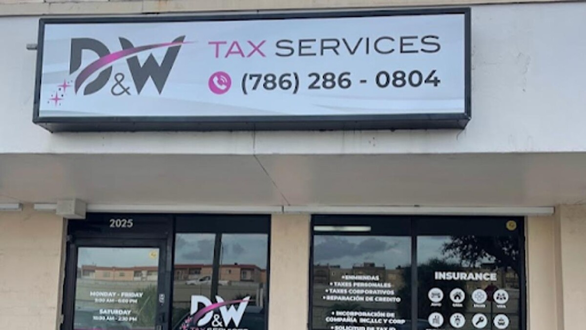 Images D & W TAX SERVICES LLCE