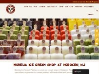 Website Screenshot Morelia Ice Cream Paletas - Hoboken