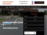 Website Screenshot Lickert Paving