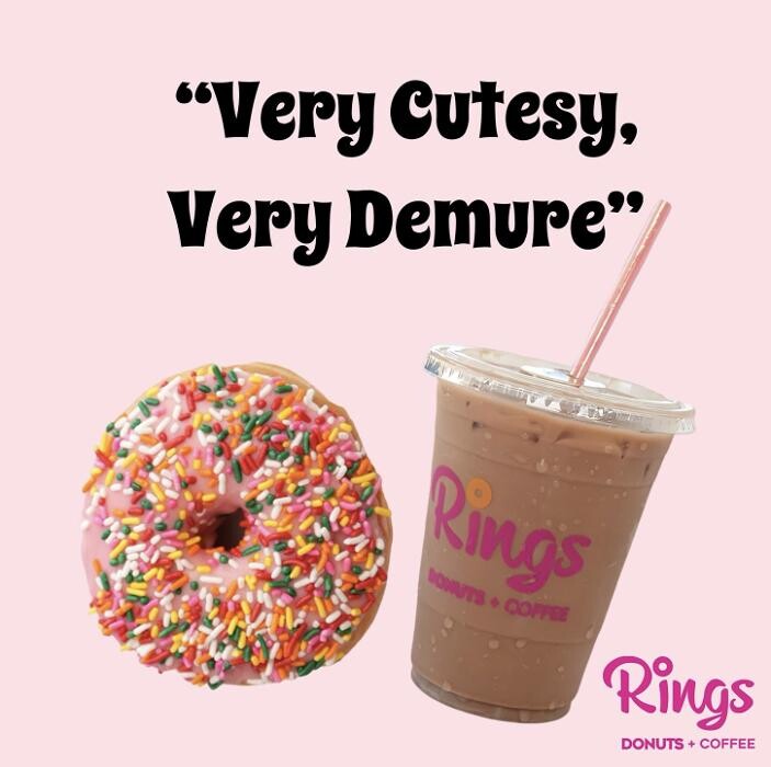 Images RINGS DONUTS AND COFFEE