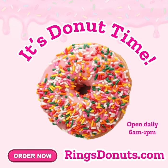 Images RINGS DONUTS AND COFFEE