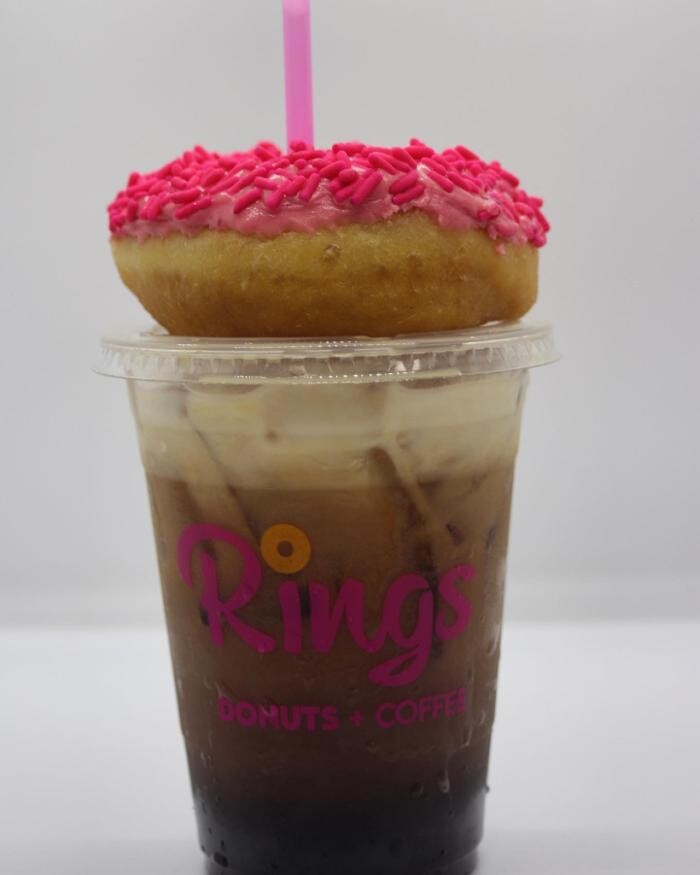 Images RINGS DONUTS AND COFFEE