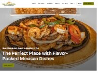 Website Screenshot La Calera Mexican Bar & Grill - Baldwin