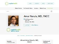 Website Screenshot Amar Narula, MD, FACC