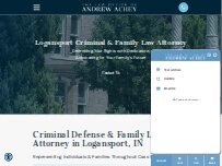 Website Screenshot The Law Office of Andrew Achey