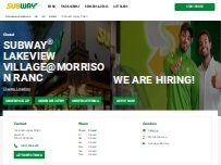 Website Screenshot Subway