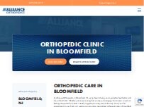 Website Screenshot Alliance Orthopedics