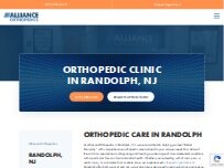Website Screenshot Alliance Orthopedics