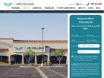Website Screenshot UEI College - Mesa