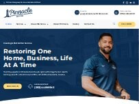 Website Screenshot Pinnacle Carpet Cleaning & Restoration Solutions