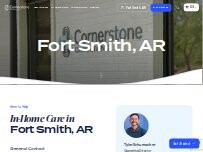 Website Screenshot Cornerstone Caregiving
