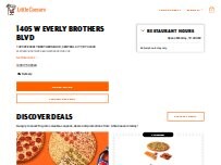 Website Screenshot Little Caesars Pizza