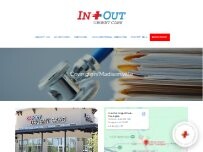 Website Screenshot In & Out Urgent Care - 21st Ave - Covington