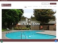 Website Screenshot Villa Palazzo Apartments