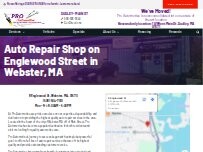 Website Screenshot Pro Automotive - Englewood Street