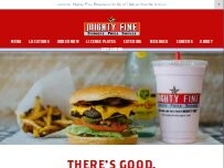 Website Screenshot Mighty Fine Burgers