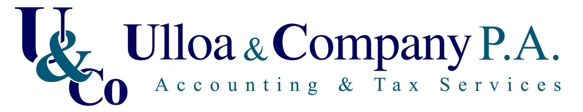 Ulloa & Company P.A. Accounting & Tax Services Logo