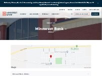 Website Screenshot Minnwest Bank