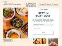 Website Screenshot Loro Asian Smokehouse & Bar