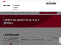 Website Screenshot Avis Car Rental