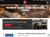 Website Screenshot PADNOS Battle Creek Recycling Center