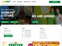 Website Screenshot Subway