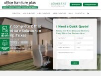 Website Screenshot Office Furniture Plus