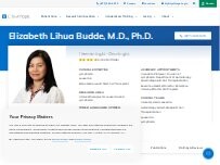 Website Screenshot Elizabeth Lihua Budde, M.D., Ph.D. | Hematologist-Oncologist
