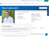 Website Screenshot Peter Curtin, M.D. | Hematologist-Oncologist