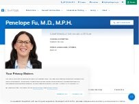 Website Screenshot Penelope Fu, M.D., M.P.H. | Chief Medical Information Officer