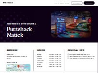 Website Screenshot Puttshack - Natick