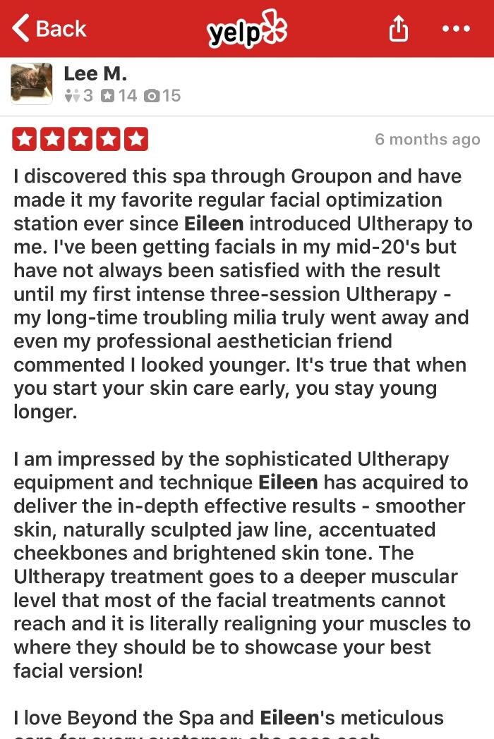 Images Beyond The Spa is #1 Specialized in HIFU-Ultherapy Trail: $499