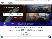 Website Screenshot Al Serra Cadillac