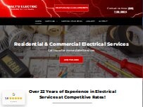 Website Screenshot Walt's Electric