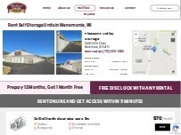 Website Screenshot Pleasant Valley Storage