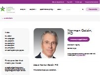 Website Screenshot Norman Goldin, MD