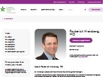 Website Screenshot Roderick Kreisberg, MD