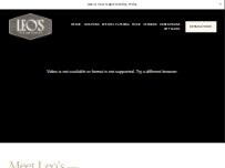 Website Screenshot Leo's Italian Social