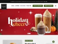 Website Screenshot Corner Bakery Cafe