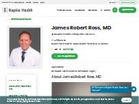 Website Screenshot James Robert Ross, MD
