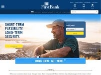Website Screenshot FirstBank