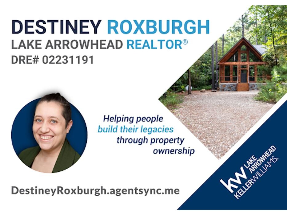 Images Destiney Roxburgh, Lake Arrowhead REALTOR