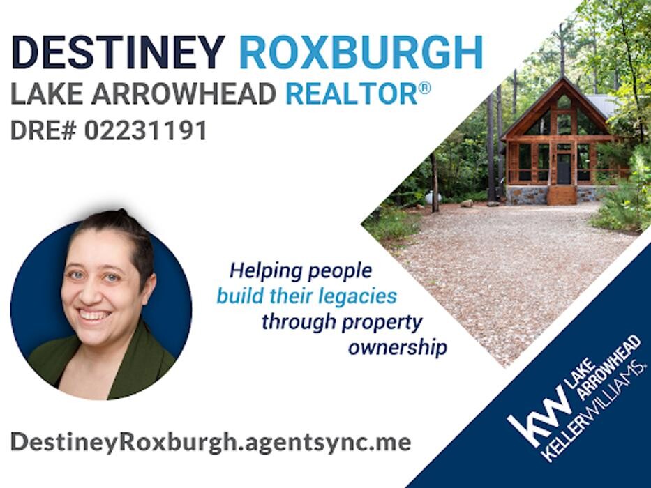 Images Destiney Roxburgh, Lake Arrowhead REALTOR