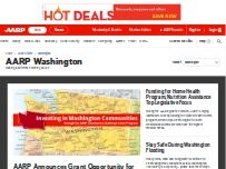 Website Screenshot AARP Washington State Office