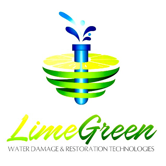 LimeGreen Water Damage & Restoration Logo