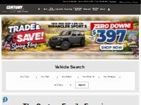 Website Screenshot Century Dodge Chrysler Jeep RAM