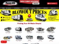 Website Screenshot Parris RV Payson